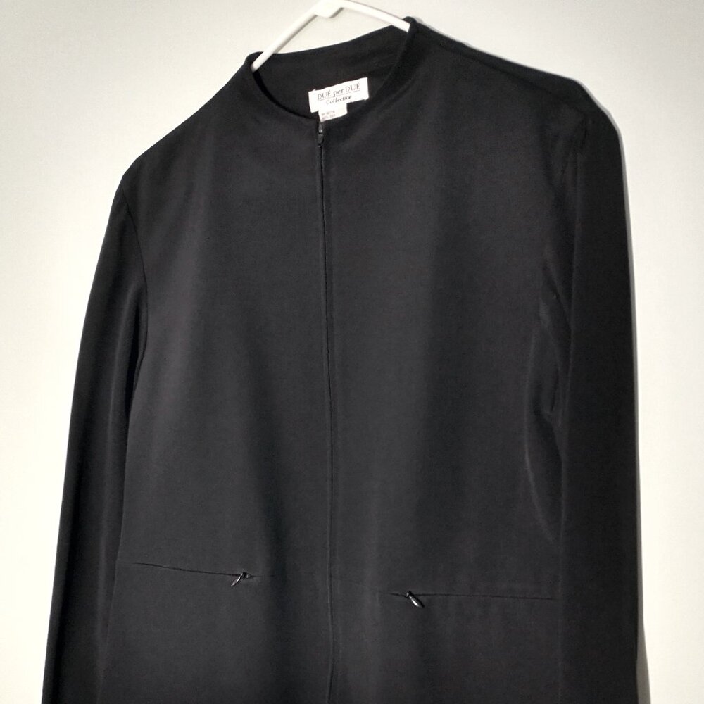 NWOT Due per Due Silk Contemporary Suit Jacket